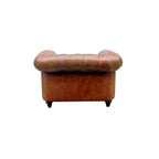 Pasargad Home Paris Club Genuine Leather Chester Bay Tufted Sofa/Chair