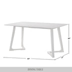 CraftPorch Mid-century Modern 6-piece Dining set