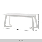 CraftPorch Mid-century Modern 6-piece Dining set