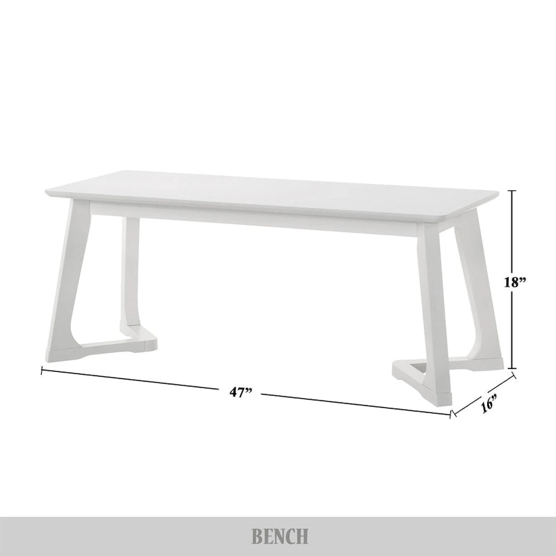 CraftPorch Mid-century Modern 6-piece Dining set