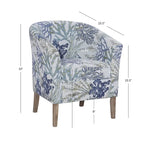 Andrew Barrel Oceanside Upholstered Club Chair