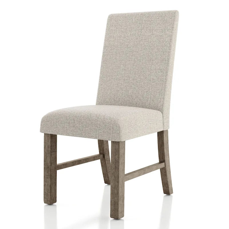 Jusk Rustic Grey Wood 7-Piece Dining Table Set by Furniture of America