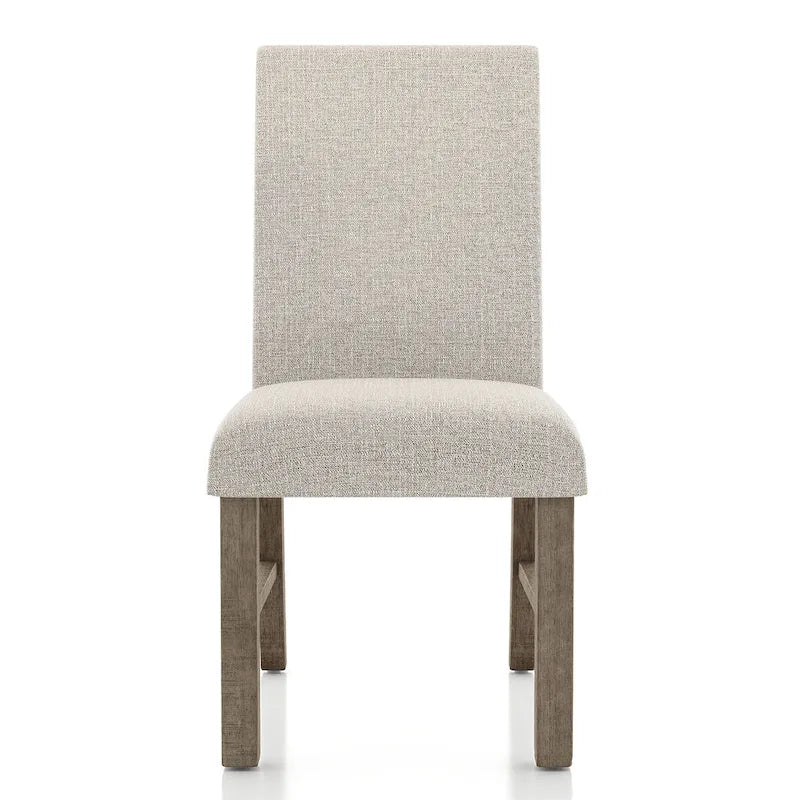 Jusk Rustic Grey Wood 7-Piece Dining Table Set by Furniture of America