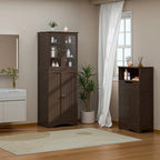 64 inches Tall Kitchen Storage Pantry Cabinet with Adjustable Shelves