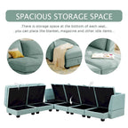 Merax Modern Large U-Shape Modular Sectional Sofa