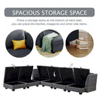 Merax Modern Large U-Shape Modular Sectional Sofa