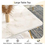 VECELO Coffee Table with Storage and Open Shelves for Living Dining Room 39-Inch, Modern Rectangle & Industrial Design