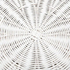 SAFAVIEH Dorinda Dark Brown Wicker Ottoman