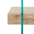 SAFAVIEH Gennie Modern Glass Coffee Table - 43.3 x 23.6 x 16.5 - 43Wx24Dx17H