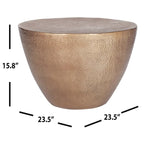 SAFAVIEH Carleen Drum Coffee Table - 24 W x 24 D x 16 H - 24Wx24Dx16H