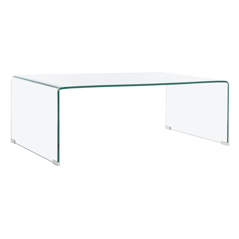 SAFAVIEH Heidi Clear Coffee Table - 47.2 x 25.6 x 16.5 - 47Wx26Dx17H