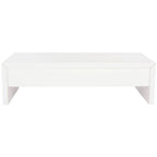 SAFAVIEH Bobbye White Lift-Top Coffee Table - 47.2 x 23.6 x 13.4 - 47Wx24Dx13H