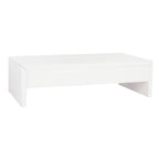 SAFAVIEH Bobbye White Lift-Top Coffee Table - 47.2 x 23.6 x 13.4 - 47Wx24Dx13H