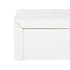 SAFAVIEH Bobbye White Lift-Top Coffee Table - 47.2 x 23.6 x 13.4 - 47Wx24Dx13H