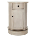 SAFAVIEH Celestia Grey Swivel Storage Accent Table - 18Wx18Dx26H