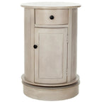 SAFAVIEH Celestia Grey Swivel Storage Accent Table - 18Wx18Dx26H