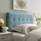 Emily Twin Tufted Performance Velvet Headboard