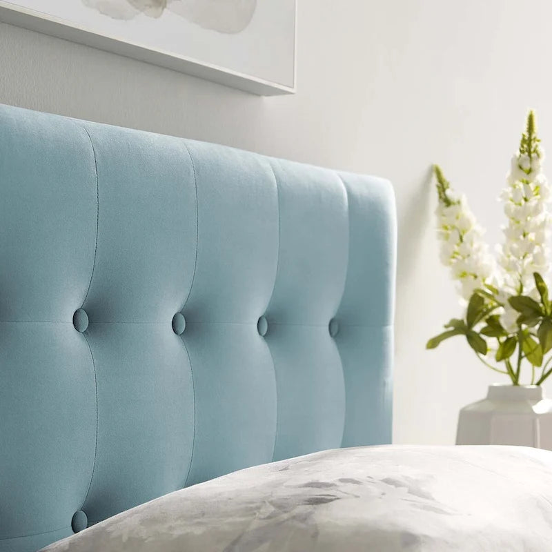 Emily Twin Tufted Performance Velvet Headboard