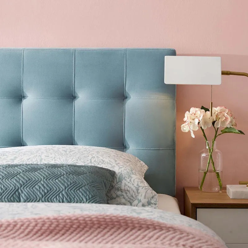 Emily Twin Tufted Performance Velvet Headboard