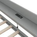 Twin Size Daybed with Shelves, Drawers and Built-In Charging Station