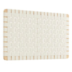 Sparta Wall-Mount Twin/Full/Queen/King Vegan Leather Weave Headboard