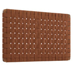 Sparta Wall-Mount Twin/Full/Queen/King Vegan Leather Weave Headboard