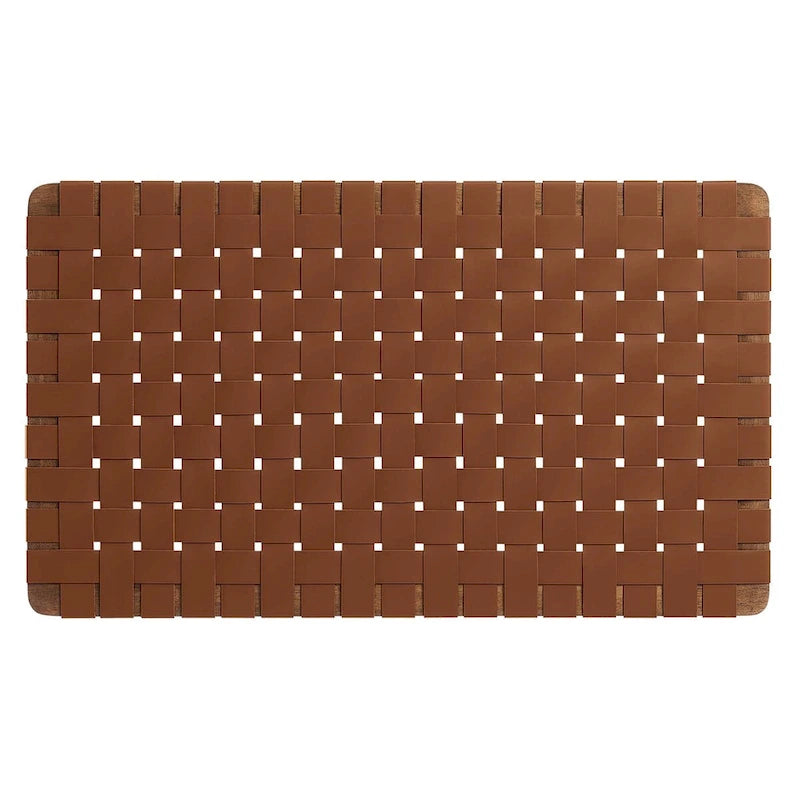 Sparta Wall-Mount Twin/Full/Queen/King Vegan Leather Weave Headboard