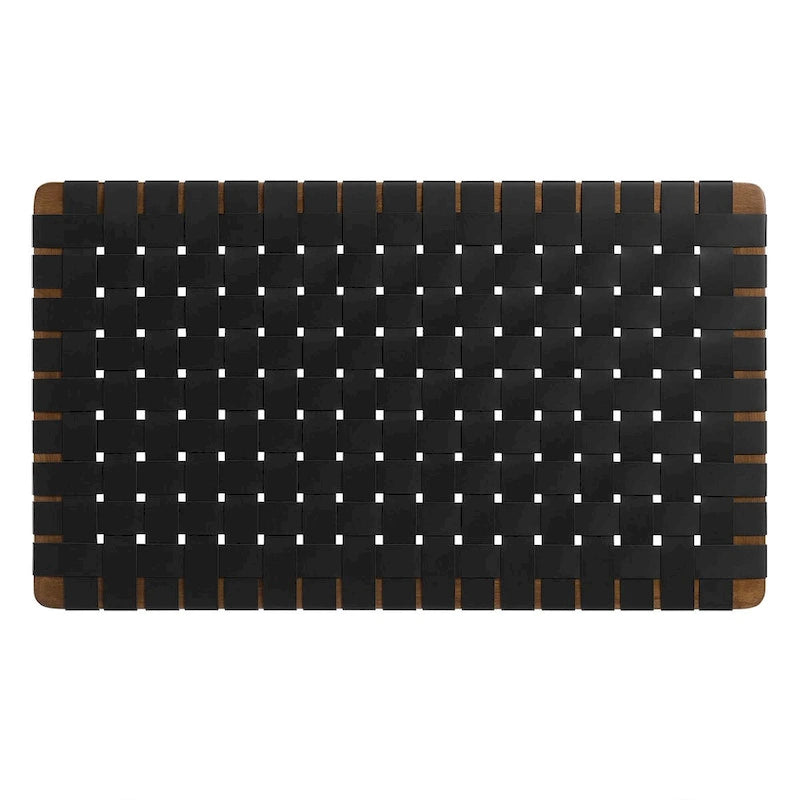 Sparta Wall-Mount Twin/Full/Queen/King Vegan Leather Weave Headboard