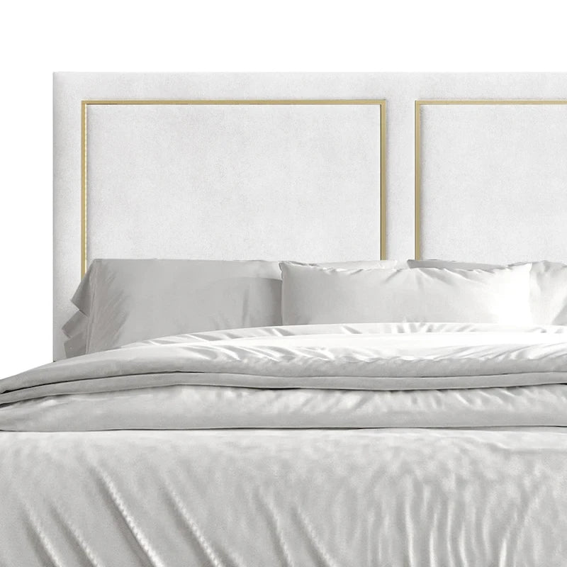 CraftPorch Minimalist Upholstered Velvet Bed