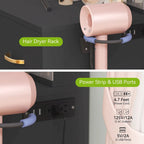 Moasis Makeup Vanity with 4 Drawers - 35.4L x 23.6W x 53.5H