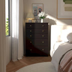 VEIKOUS 31.5W 5-Drawer Chest of Dresser Storage Clothes Organizer for Bedroom