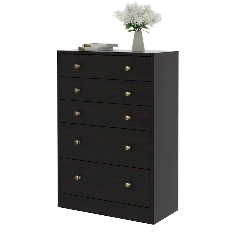 VEIKOUS 31.5W 5-Drawer Chest of Dresser Storage Clothes Organizer for Bedroom