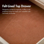 Furniture of America Drayden Transitional Oak Solid Wood 2-Drawer Nightstand, Set of 2