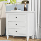 3-Drawer Wooden Nightstand