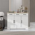 Cabinet storage tableware cabinet- white