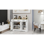 Cabinet storage tableware cabinet- white