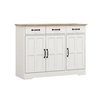 Cabinet storage tableware cabinet- white