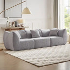 Comfy Sofa Couch Convertible Modular Sectional Sofa with Deep Seats 3/4 Seater Sofa