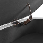 Modern Upholstered Storage Bench with Solid Wood Legs, Entryway Footrest Stool, End of Bed Bench, Vanity Ottoman