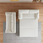 Queen Pull Out Sofa Bed, 3-in-1 Convertible Sleeper Sofa with Side Storage