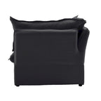 U Shape Couches for Living Room, 6-Seat Convertible Sectional Sofa With Ottoman