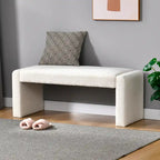 Couture 48 L Boucle Upholstered Dining Bench