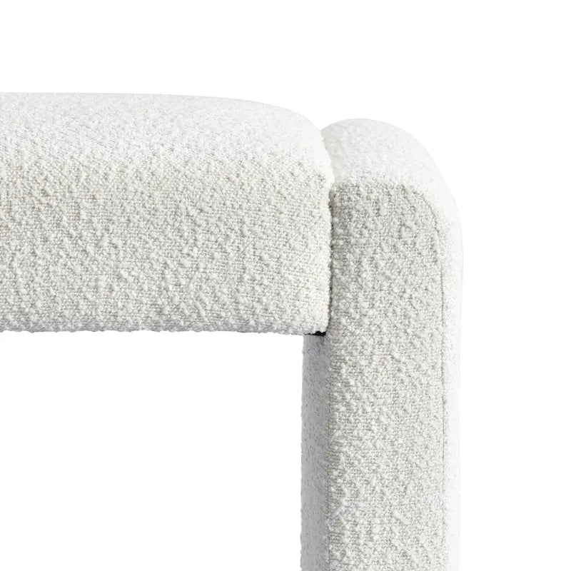 Couture 48 L Boucle Upholstered Dining Bench