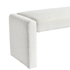 Couture 48 L Boucle Upholstered Dining Bench