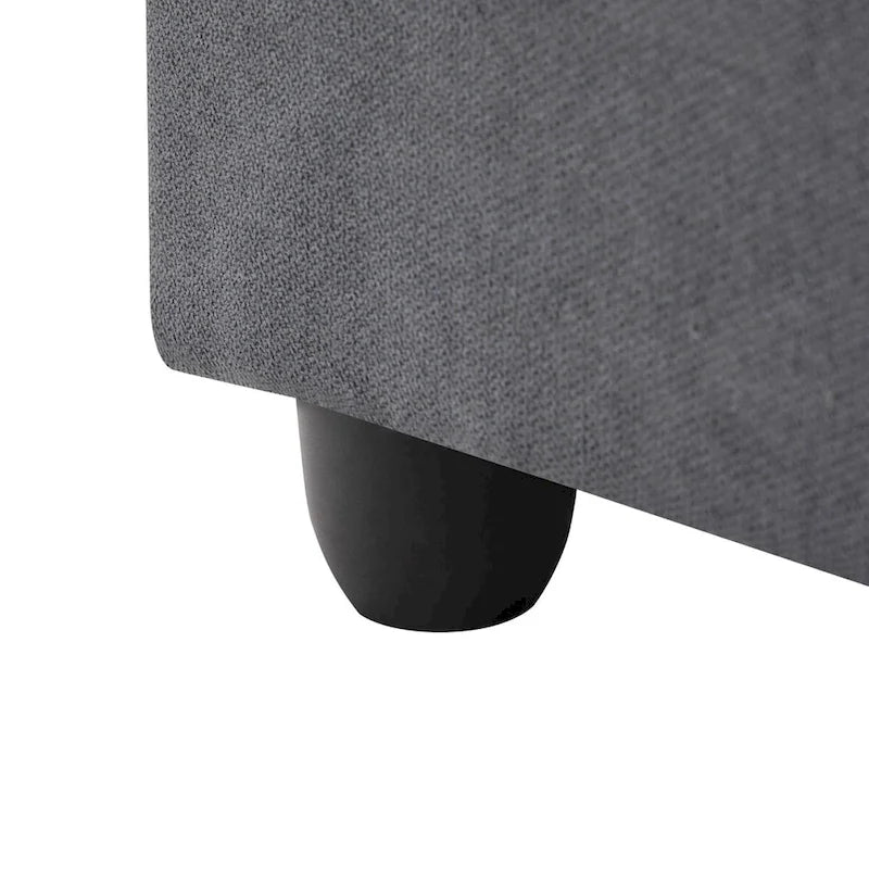 Modern Sectional Sofa with Vertical Stripes