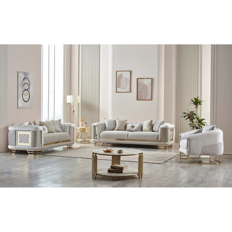 Riga 3-piece Living room Set (1 Sofa & 1 Loveseat & 1 Chair)