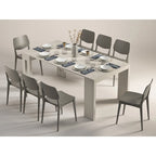 ERIKA Modern Extendable Console Table Dining Table - 31.5 W x 17.5 D x 30 H ( Ext: 17.5 - 73 W )