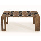 ERIKA Modern Extendable Console Table Dining Table - 31.5 W x 17.5 D x 30 H ( Ext: 17.5 - 73 W )