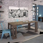 ERIKA Modern Extendable Console Table Dining Table - 31.5 W x 17.5 D x 30 H ( Ext: 17.5 - 73 W )