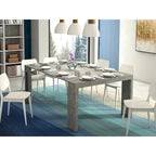 ERIKA Modern Extendable Console Table Dining Table - 31.5 W x 17.5 D x 30 H ( Ext: 17.5 - 73 W )